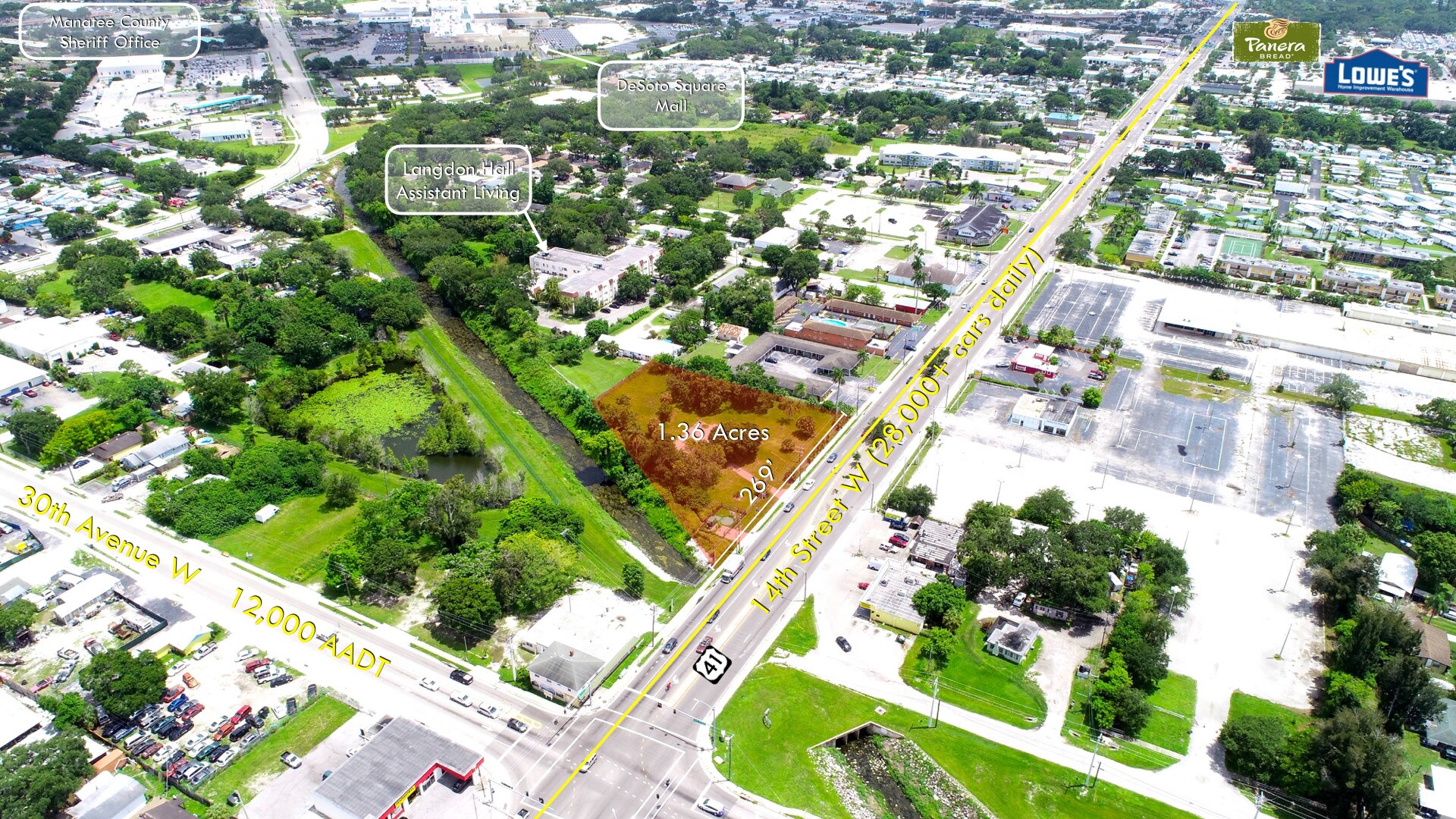 3223 W 14th St, Bradenton, FL à vendre Aérien– Image 1 sur 5