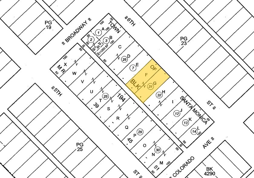 1528 6th St, Santa Monica, CA à louer - Plan cadastral – Image 2 sur 6
