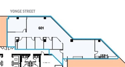4711 Yonge St, Toronto, ON à louer Plan d’étage– Image 1 sur 1