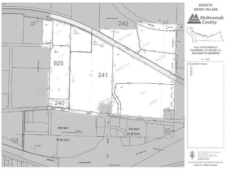 23845 NE Sandy Blvd, Wood Village, OR à louer - Plan cadastral – Image 1 sur 1