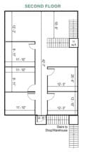 4511 Glenmore Trl SE, Calgary, AB à louer Plan d’étage– Image 2 sur 2