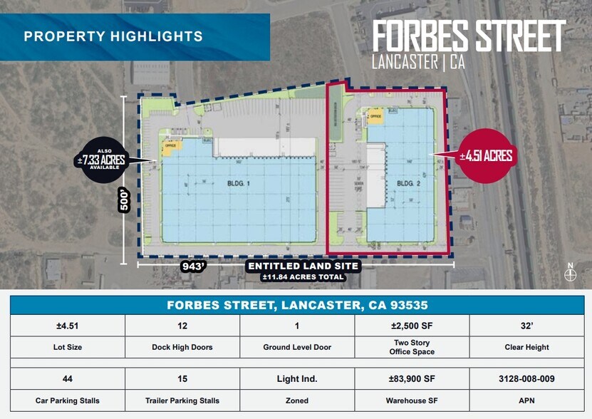 Forbes Street, Lancaster, CA à vendre - Photo principale – Image 1 sur 1