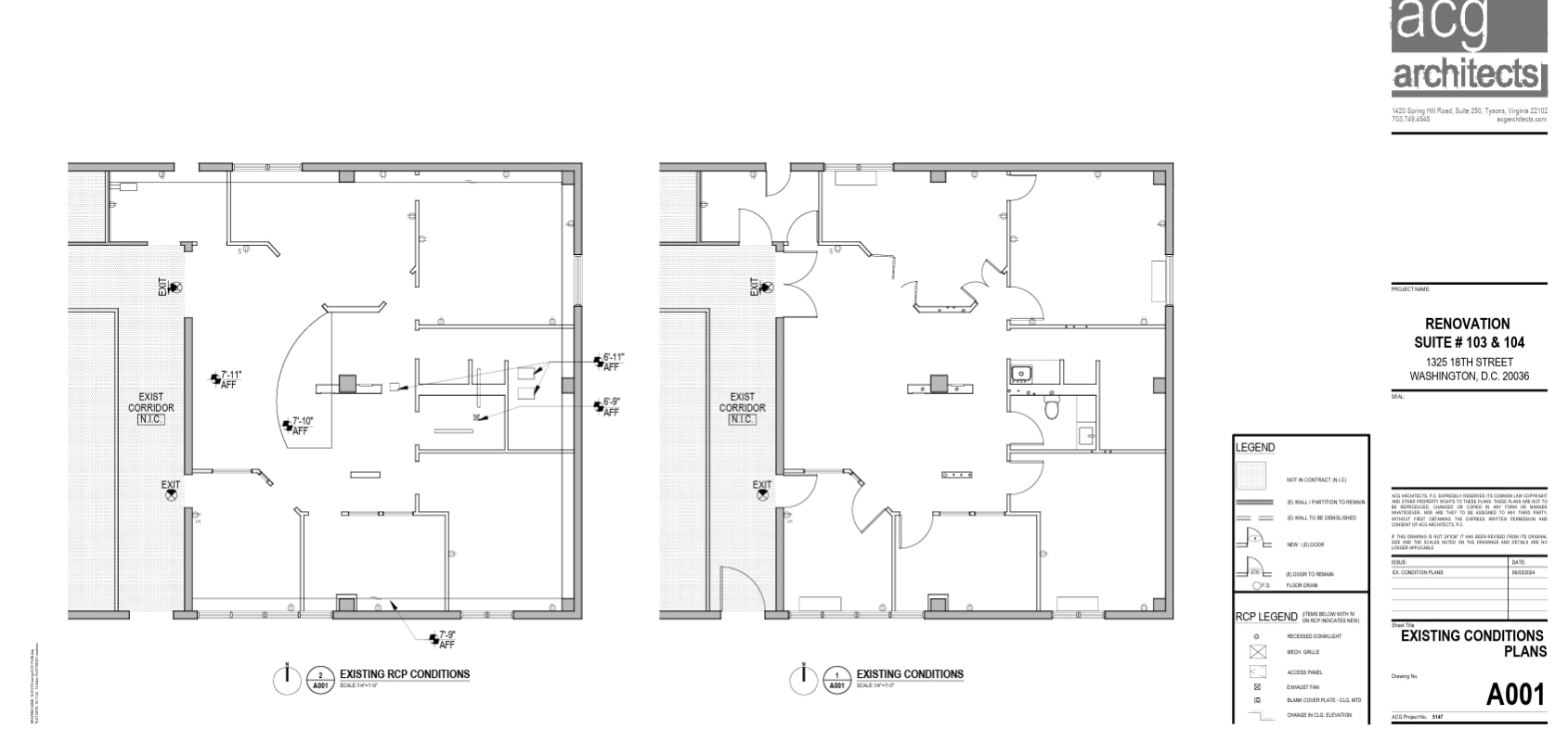 1325-1327 18th St NW, Washington, DC 20036 - Lot 103/104 - - Plan d’étage - Image 1 of 1