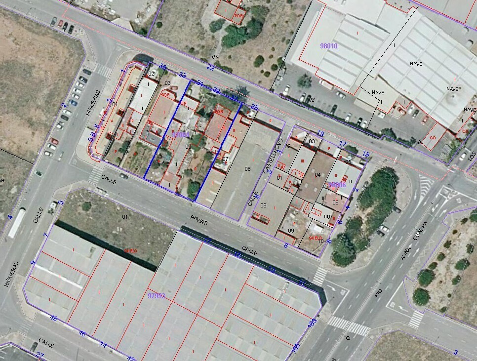 Carretera Ribesalbes, 27, CASTELLÓN DE LA PLANA, Castellón à vendre Plan cadastral– Image 1 sur 3