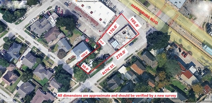 5420 Harrisburg Blvd, Houston, TX - Vue aérienne vue de carte
