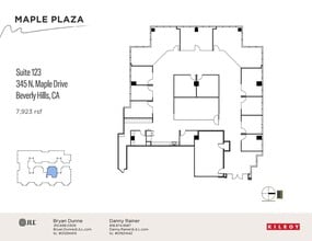 345 N Maple Dr, Beverly Hills, CA à louer Plan d’étage– Image 1 sur 1