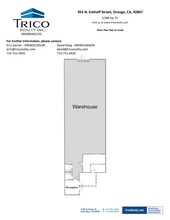 955-969 N Eckhoff St, Orange, CA à louer Plan d’étage– Image 1 sur 1