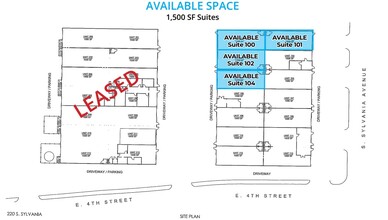 220 S Sylvania Ave, Fort Worth, TX à louer Plan d’étage– Image 1 sur 1