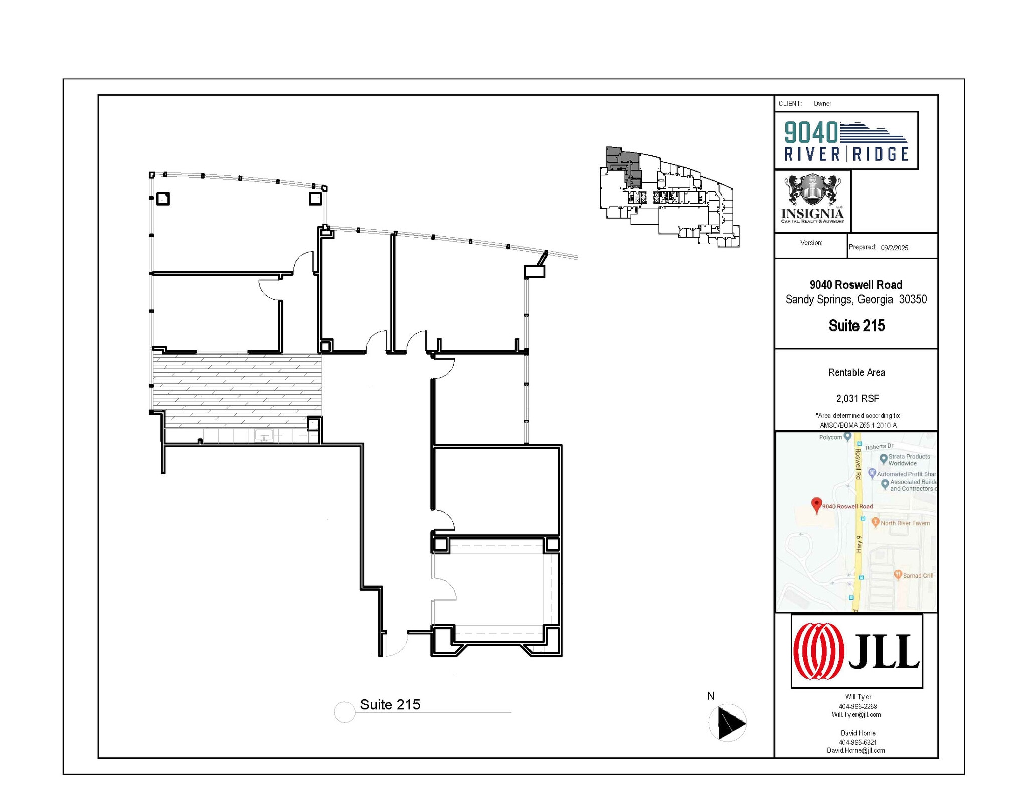 9040 Roswell Rd, Atlanta, GA à louer Plan d’étage– Image 1 sur 1