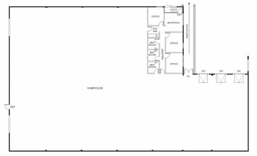 11937-11939 Woodruff Ave, Downey, CA à louer Plan d’étage– Image 2 sur 2