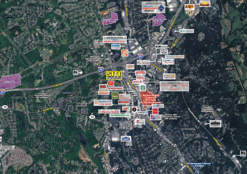 1529 Concord Pky, Concord, NC à louer - Aérien – Image 2 sur 4