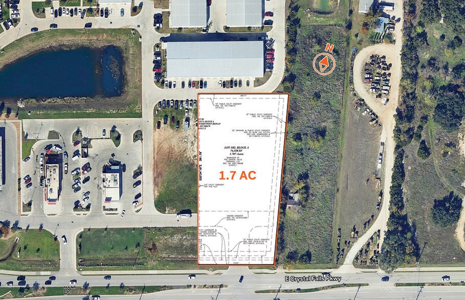 10745 E Crystal Falls Pky, Leander, TX à vendre - Plan de site – Image 2 sur 2