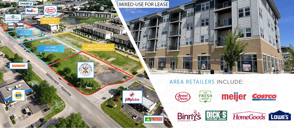 NEQ Randall Rd & Lincoln Highway, Saint Charles, IL à vendre - Photo de l’immeuble – Image 3 sur 3
