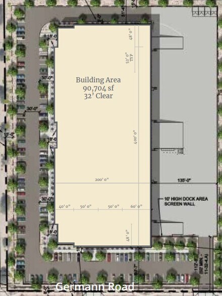 82nd St & Germann, Mesa, AZ à louer - Plan de site – Image 2 sur 3
