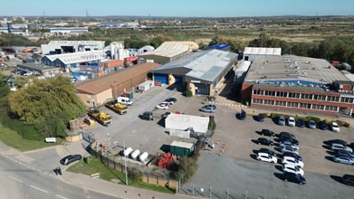 Coldharbour Ln, Rainham, LND - VUE AÉRIENNE vue de carte