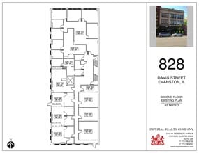 828 Davis St, Evanston, IL à louer Plan de site– Image 1 sur 1