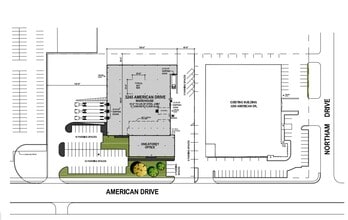 3245 American Dr, Mississauga, ON à louer Plan de site– Image 1 sur 2