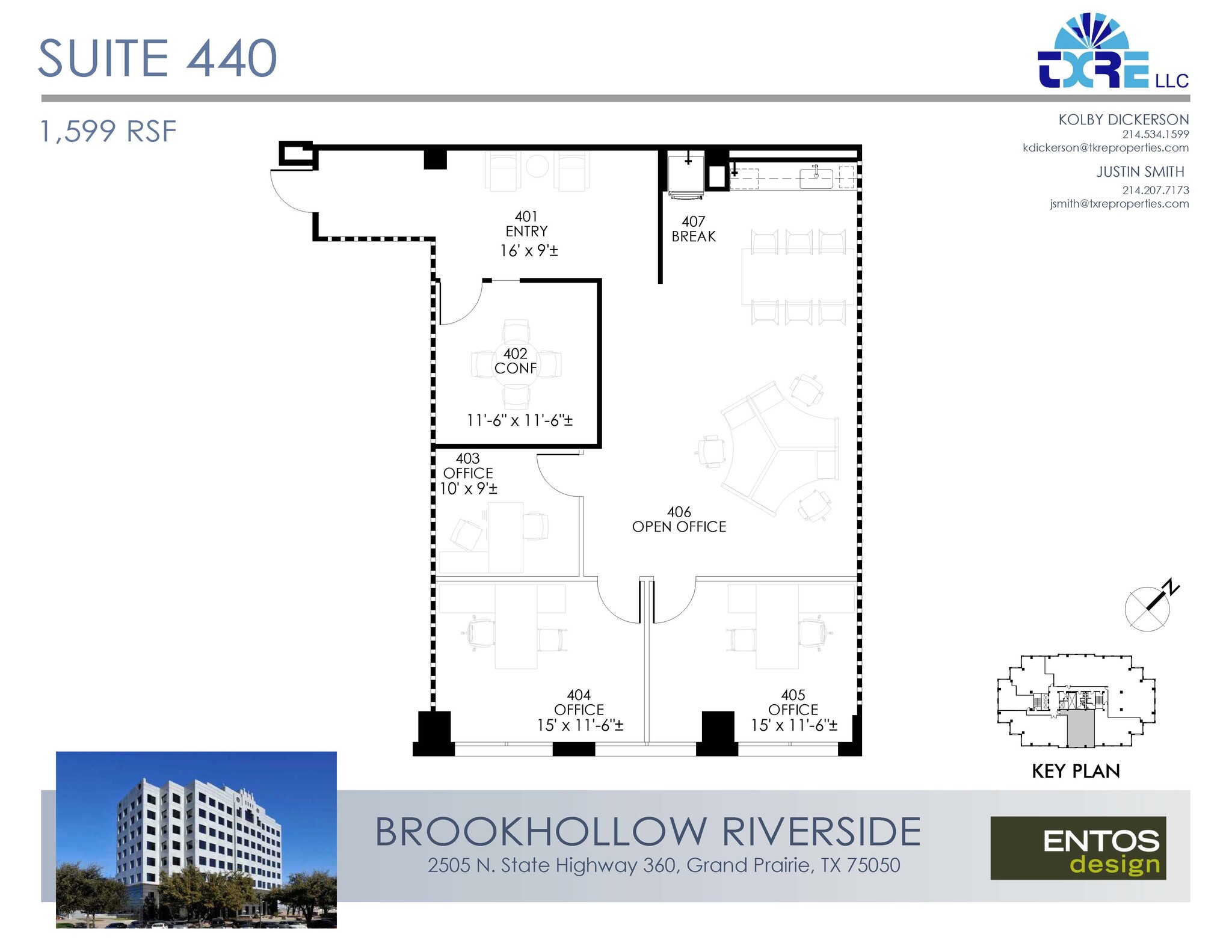 2505 N State Highway 360, Grand Prairie, TX à louer Plan d’étage– Image 1 sur 1