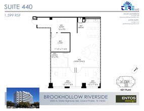 2505 N State Highway 360, Grand Prairie, TX à louer Plan d’étage– Image 1 sur 1