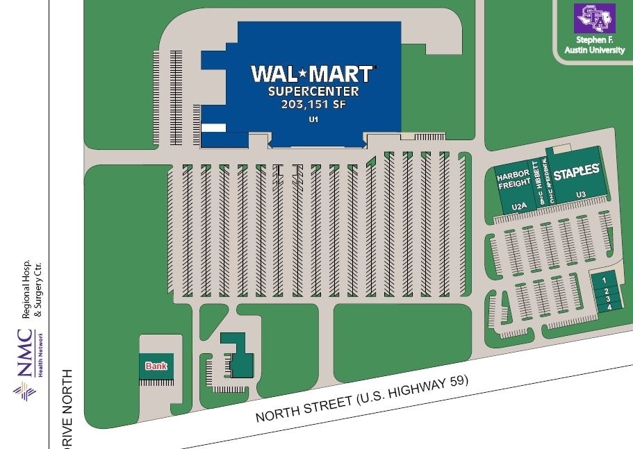 4604 North St, Nacogdoches, TX à louer Plan de site– Image 1 sur 1