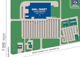 4604 North St, Nacogdoches, TX à louer Plan de site– Image 1 sur 1
