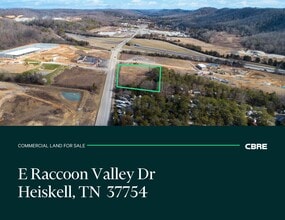 0 E Raccoon Valley, Heiskell, TN - Vue aérienne  vue de carte - Image1