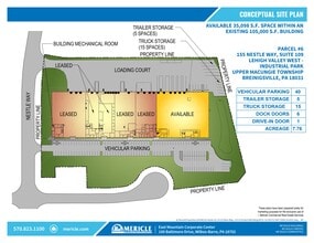 155 Nestle Way, Breinigsville, PA à louer Plan de site– Image 1 sur 2