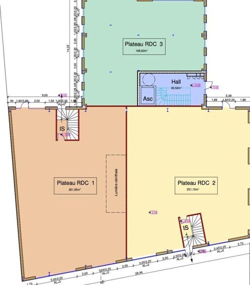 Bureau dans Ploeren à louer - Plan d’étage – Image 3 sur 9