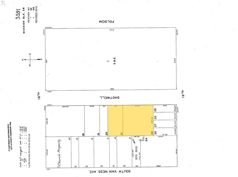 438-452 Shotwell St, San Francisco, CA à louer - Plan cadastral – Image 3 sur 3