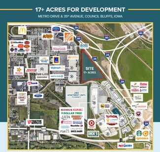 Plus de détails pour Metro Dr & 35th Ave, Council Bluffs, IA - Terrain à vendre
