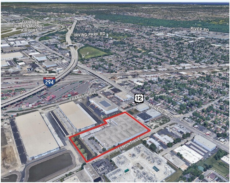 10600 W Belmont Ave, Franklin Park, IL à louer - Aérien – Image 2 sur 5