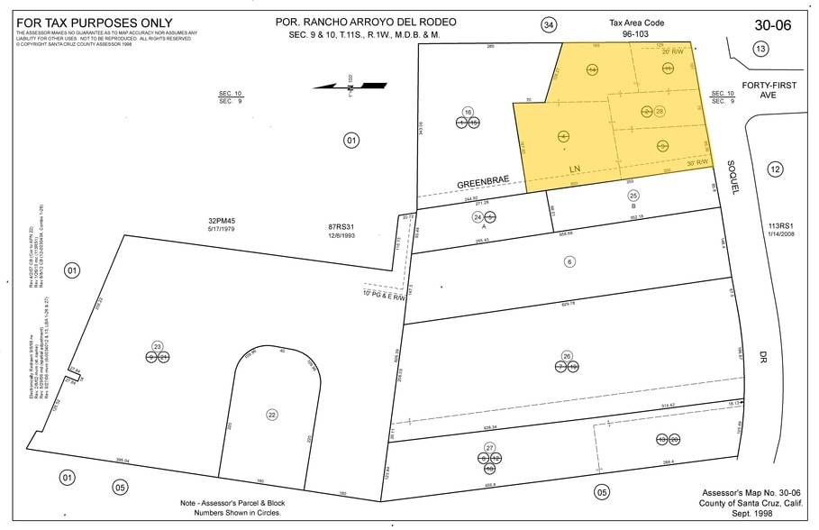 4101 Soquel Dr, Soquel, CA à louer - Plan cadastral – Image 3 sur 3
