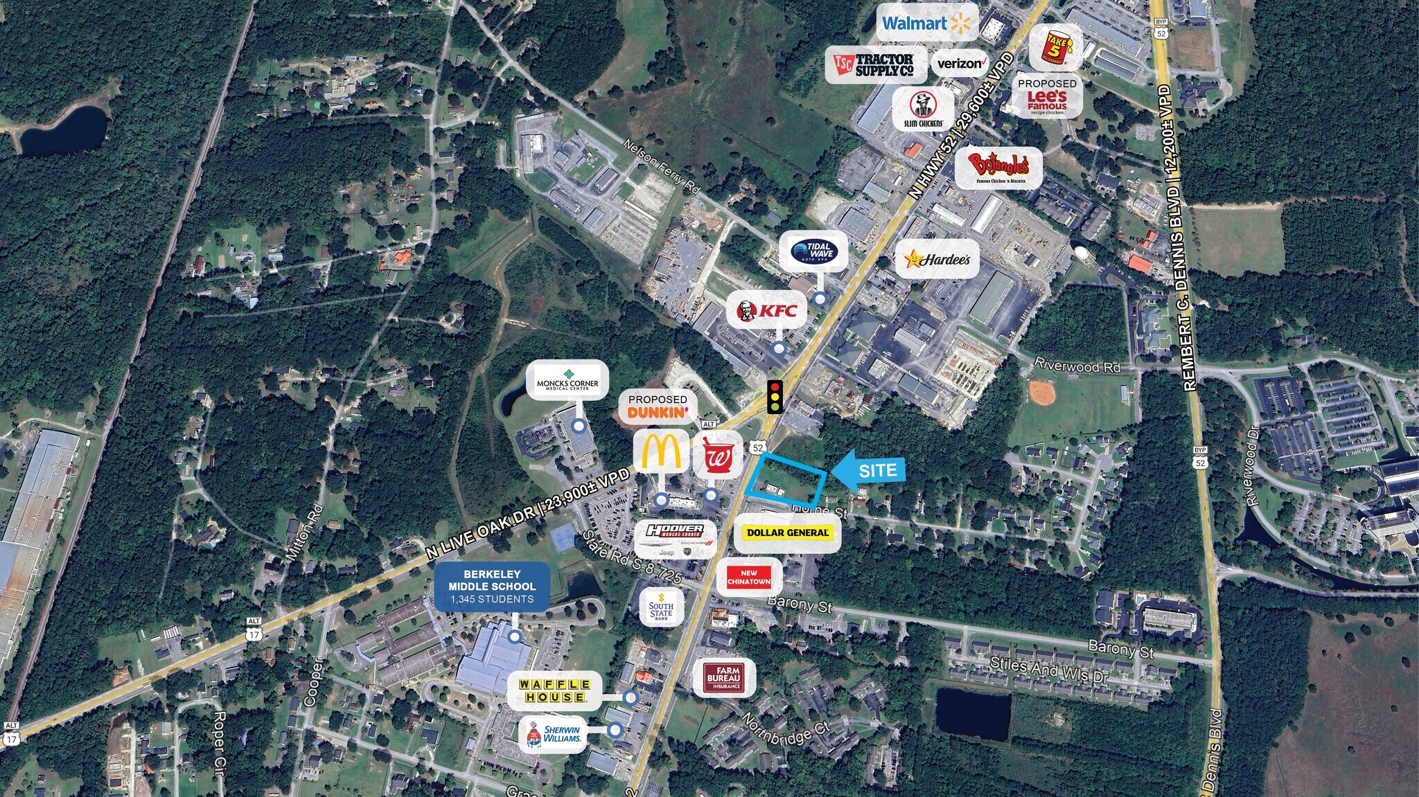 390 N Highway 52, Moncks Corner, SC à vendre Photo de l’immeuble– Image 1 sur 4