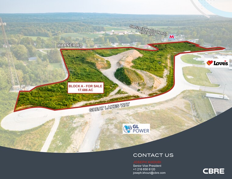 SR 528, Madison, OH à vendre - Aérien – Image 3 sur 6