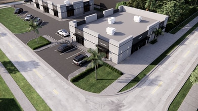500 NE 1st Ave, Hallandale, FL - Vue aérienne vue de carte