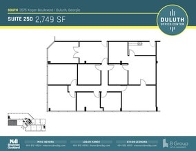 3505 Koger Blvd, Duluth, GA à louer Plan d’étage– Image 1 sur 1