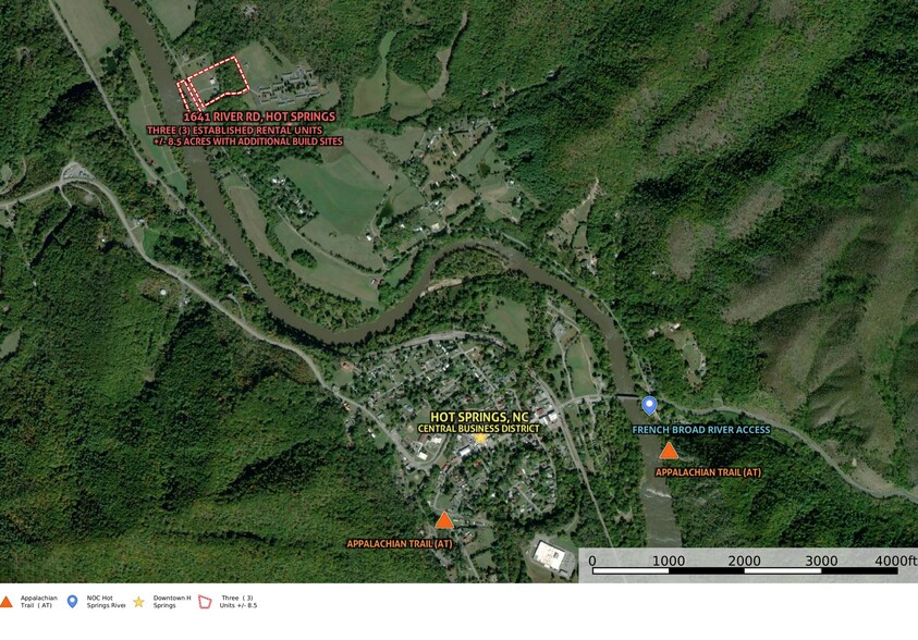 1640-642 River Rd, Hot Springs, NC à vendre - Aérien – Image 2 sur 44