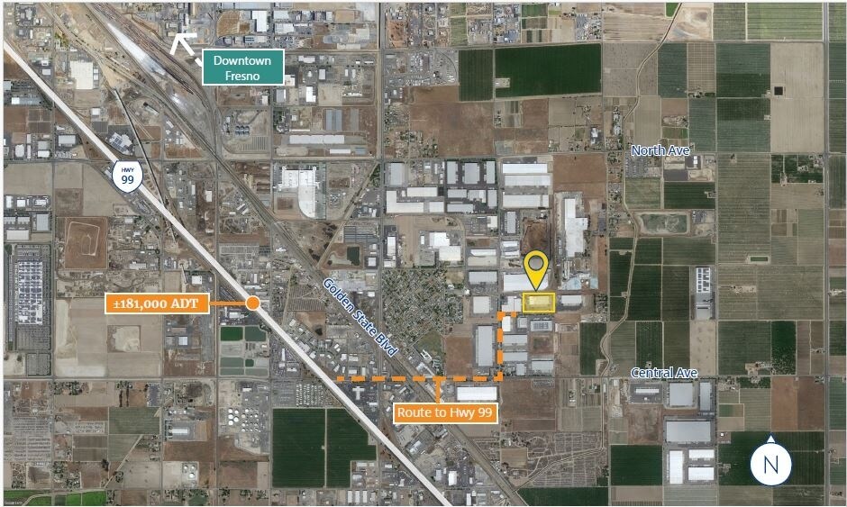 3630 E Wawona Ave, Fresno, CA à louer - Plan de site – Image 3 sur 5