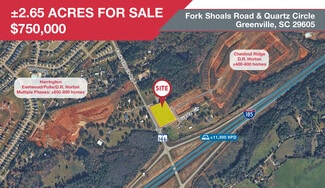 Plus de détails pour Fork Shoals (SC 146) Rd, Greenville, SC - Terrain à vendre