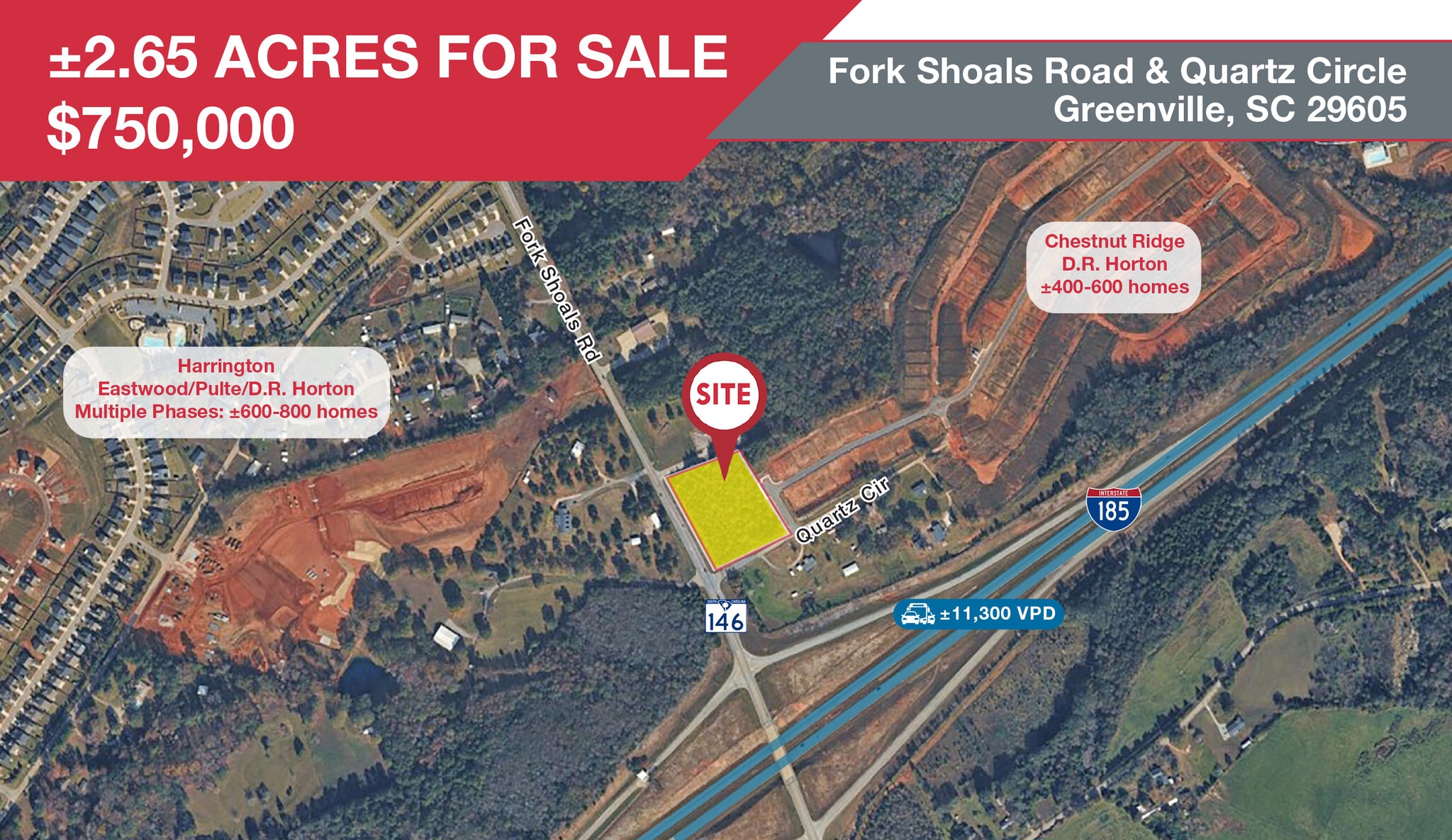 Fork Shoals (SC 146) Rd, Greenville, SC à vendre Aérien– Image 1 sur 3