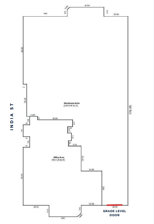 3443 India St, San Diego, CA à louer Plan d’étage– Image 1 sur 1