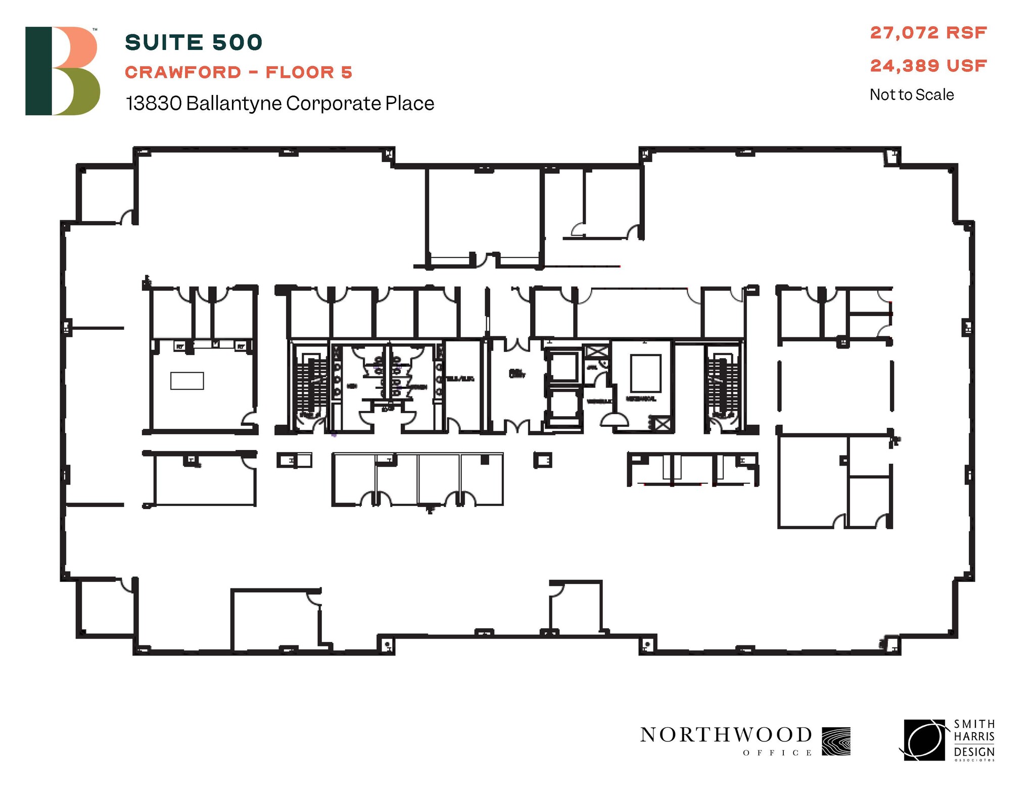 13830 Ballantyne Corporate Pl, Charlotte, NC à louer Plan d’étage– Image 1 sur 1