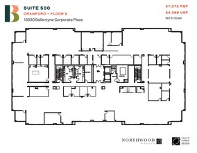 13830 Ballantyne Corporate Pl, Charlotte, NC à louer Plan d’étage– Image 1 sur 1