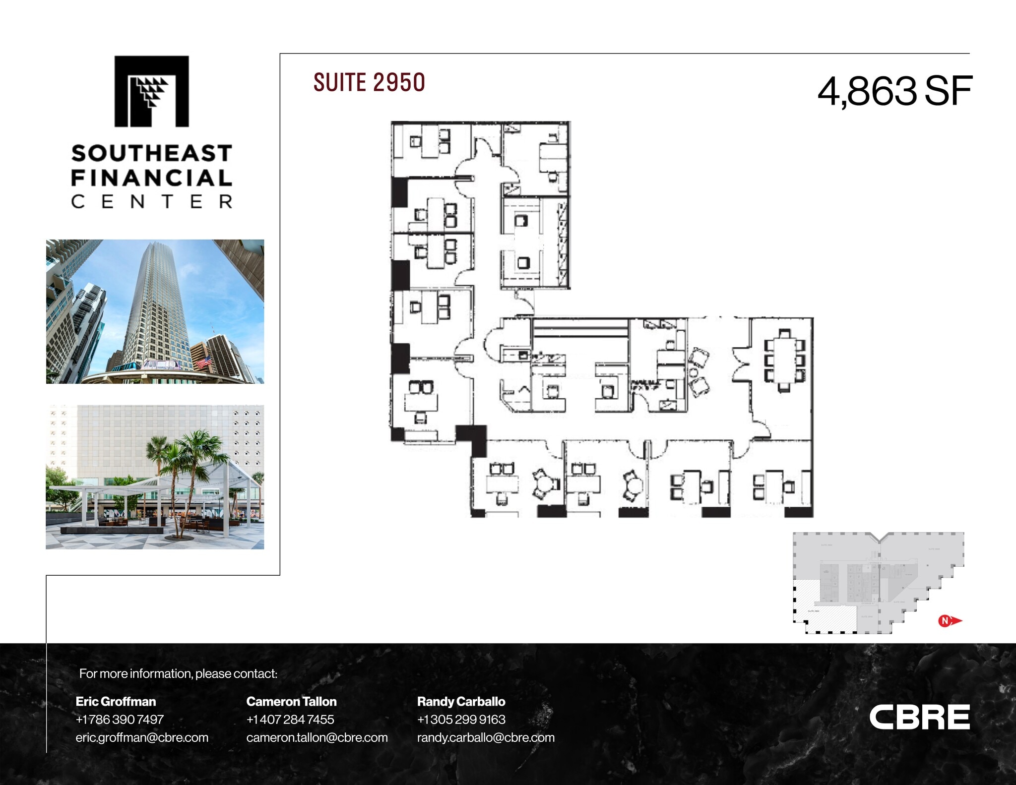 200 S Biscayne Blvd, Miami, FL à louer Plan de site– Image 1 sur 1