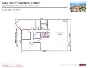 11601 Plano Rd, Dallas, TX à louer Plan d’étage– Image 1 sur 1