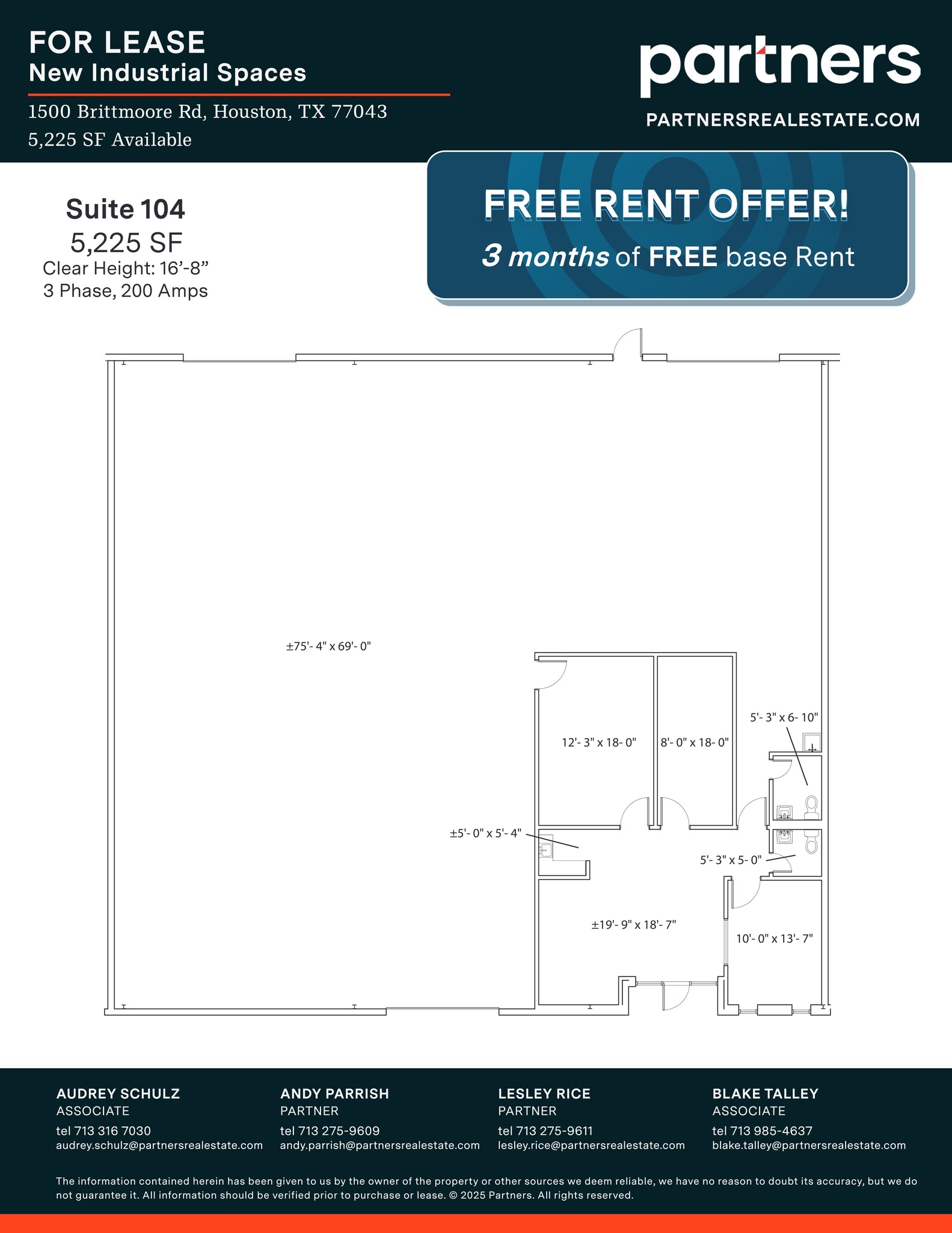 1500 Brittmoore Rd, Houston, TX à louer Plan de site– Image 1 sur 1