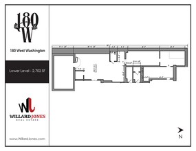 180 W Washington St, Chicago, IL à louer Plan d’étage– Image 1 sur 1