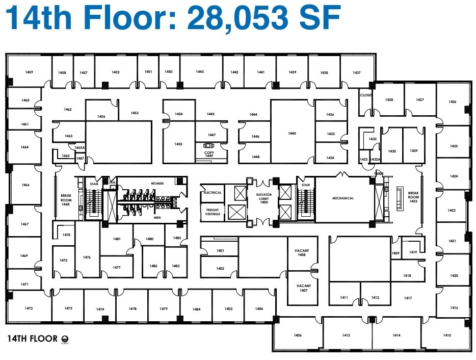 202 S Cheyenne Ave, Tulsa, OK à louer Plan d’étage– Image 1 sur 1