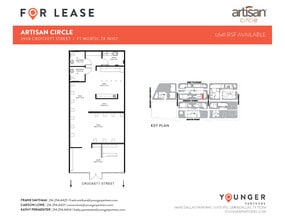 2973 W 7th St, Fort Worth, TX à louer Plan d’étage– Image 1 sur 2
