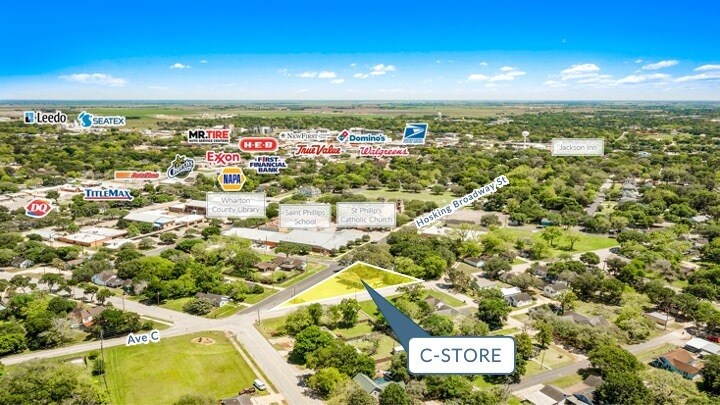 819 Hoskins Broadway St, El Campo, TX à vendre - Aérien – Image 3 sur 4